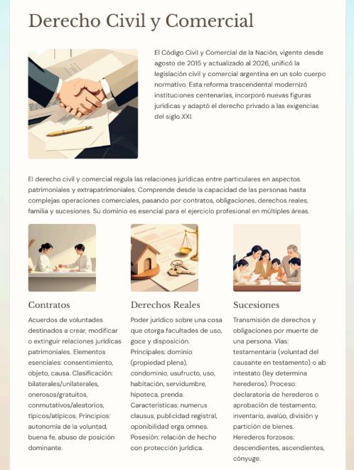 Derecho Civil y Comercial