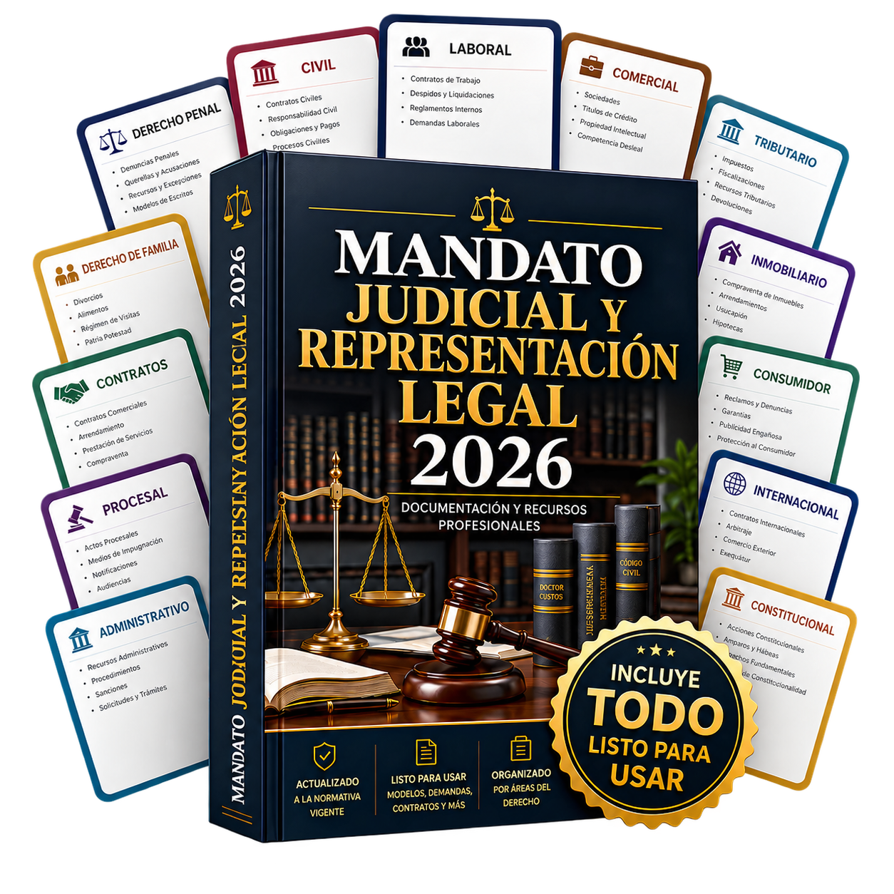 Mandato Judicial y Representación Legal 2026 — documentación y recursos profesionales